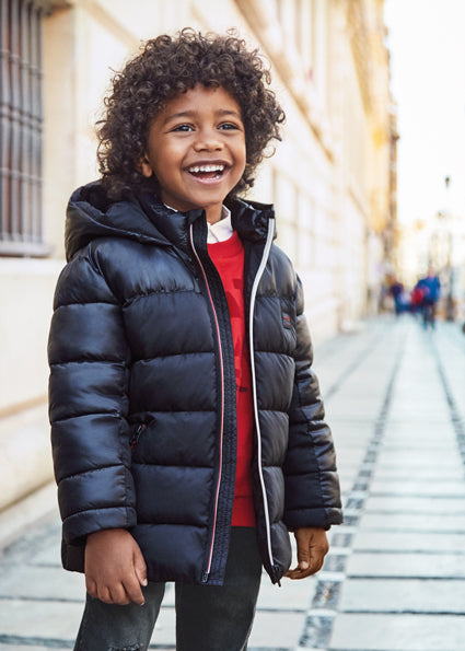 Parka Coats Next Blue Boys Winter Coat Summit Puffer Coat, Reflex