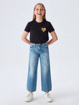 LTB - Lichtblauwe wijde jeansbroek