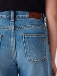 LTB - Lichtblauwe wijde jeansbroek