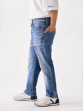LTB - Blauwe straight jeansbroek