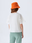 LTB - Witte T-shirt met smiley
