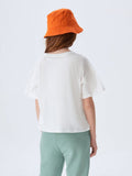 LTB - Witte T-shirt met smiley