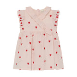 Brands4Kids/Minymo - Roze jurk met hartjes