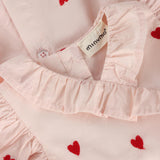 Brands4Kids/Minymo - Roze jurk met hartjes