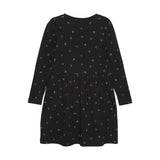 Brands4Kids/Minymo - Zwarte jurk met hartjes