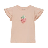 Brands4Kids/Minymo - Roze T-shirt met aardbei