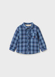 Mayoral - Blauw geruit hemd