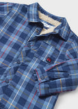 Mayoral - Blauw geruit hemd