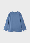 Mayoral - Lichtblauwe T-shirt met lange mouwen