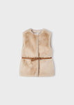 Mayoral - Beige fur gilet