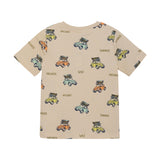 Brands4Kids/Minymo - Beige T-shirt met auto's