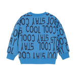 Brands4Kids/Minymo - Blauwe sweater 'stay cool'