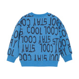 Brands4Kids/Minymo - Blauwe sweater 'stay cool'