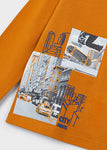 Mayoral - Oranje T-shirt met lange mouwen