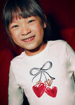 Mayoral - Beige T-shirt met lange mouwen met scrunchie
