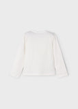 Mayoral - T-shirt met lange mouwen met 'blauwe meisjes'