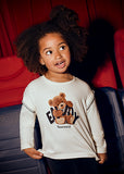 Mayoral - T-shirt met lange mouwen met teddybeer