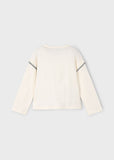 Mayoral - T-shirt met lange mouwen met teddybeer