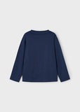 Mayoral - Donkerblauwe T-shirt met lange mouwen