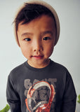 Mayoral - Donkergrijze T-shirt met lange mouwen