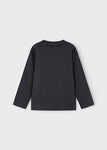 Mayoral - Donkergrijze T-shirt met lange mouwen