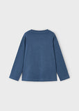 Mayoral - Blauwe T-shirt met lange mouwen