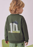 Mayoral - Kaki sweater met honkbal