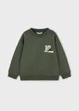 Mayoral - Kaki sweater met honkbal