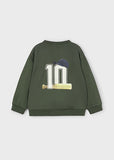 Mayoral - Kaki sweater met honkbal