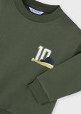 Mayoral - Kaki sweater met honkbal