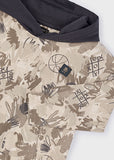 Mayoral - Stoere hoodie met zwarte kap