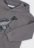 Mayoral - Grijze hoodie met dino
