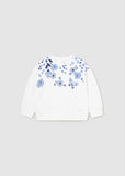 Mayoral - Witte trui met bloemen