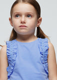 Mayoral - Blauwe top met leuke details
