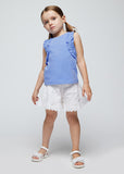 Mayoral - Blauwe top met leuke details
