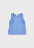Mayoral - Blauwe top met leuke details