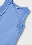 Mayoral - Blauwe top met leuke details