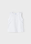 Mayoral - Witte top met leuke details