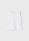 Mayoral - Witte top met leuke details