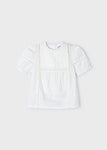 Mayoral - Wit T-shirt met leuke details