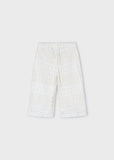 Mayoral - Witte broek met kanten afwerking