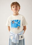 Mayoral - Lichte T-shirt met opdruk