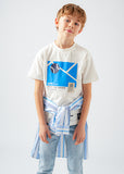 Mayoral - Lichte T-shirt met opdruk