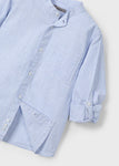 Mayoral - Blauw/wit gestreept hemd