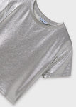 Mayoral - Zilverkleurige T-shirt