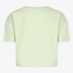 Indian Blue Jeans - Lichte pastelgroene cropped T-shirt 'magnefique'