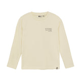Daily Seven - Beige T-shirt met lange mouwen
