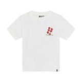 BrandsKids/Daily Seven - Wit T-shirt met opdruk op de rug