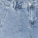 Indian Blue Jeans - Lichtblauwe jeansbroek met wijde pijpen