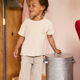 Brands4Kids/Daily Seven - Beige T-shirt